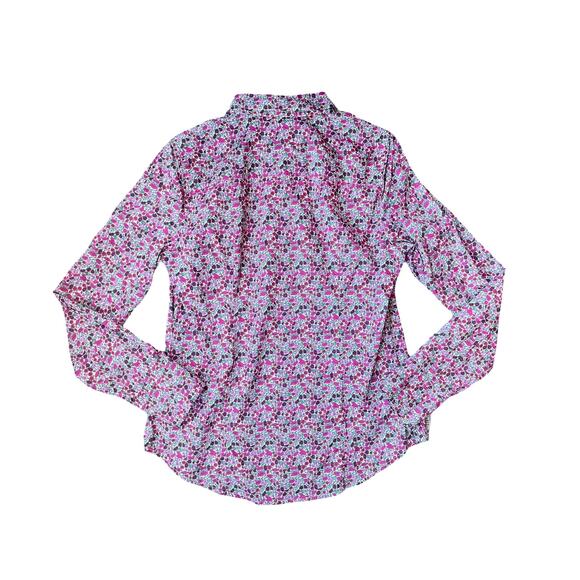 J.Crew x Liberty London Slim Perfect Button Down Shirt Floral Pink Fuchsia – 6 - Picture 8 of 14